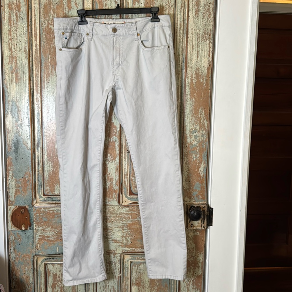 Tailor Vintage Pants Mens 34x32 Gray Canaan Slim Fit Comfort Stretch Casual Men
